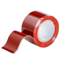 Self Fusing Silicone Tape 1 in x 5' Red Waterproof Rubber Leak Proof Sealing Silicone Rubber Self-amalgamating Tape for Emergency Hot and Cold Water Pipe Repairs and Tool Fixation - size: 1 Roll - 5 ft - Red - 20 mil Thickness