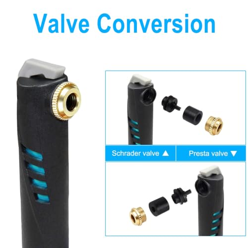 Chumxiny Bike Repair Kit Contains 16-in-1 Tool, 120Psi Mini Bicycle Pump, Tire Patch, Used for Mountain/Road Bike.