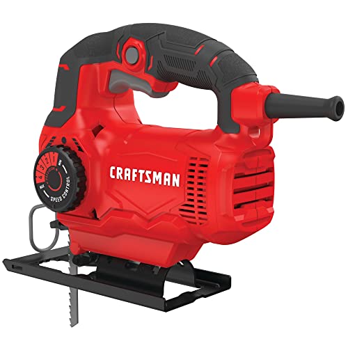 CRAFTSMAN Jig Saw, 4 Orbital Settings, Up to 3,000 SPM, 5 Amp, Corded (CMES610)