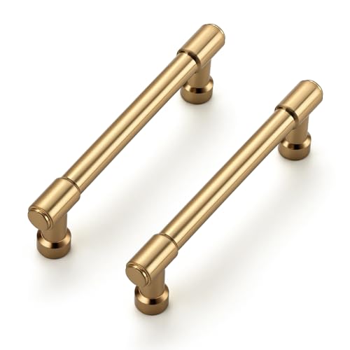 Ravinte Polished Champagne Bronze Cabinet Handles 3 Inch 10 Pack - color: Polished Champagne Bronze, size: 3 Inches Hole Center