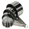 Chef Craft Select 4 Piece Measuring Cup Set, 1/4, 1/3, 1/2 and 1 cup, Stainless Steel - style: Measuring Cup Set