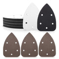 6 Pack 5 Hole Mouse Detail Interface Pads, Hook & Loop Triangle Sanding Pad - size: Mouse 5 Hole - 6 Pack