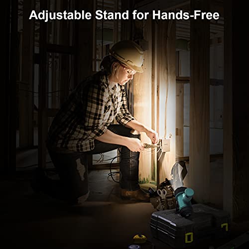 YIERBLUE Rechargeable Spotlight, Super Bright 1000,000 High Lumen LED IP67 Waterproof Handheld Spotlight Long Lasting Large Flashlight Searchlight with Detachable Red Light Filter - color: Green