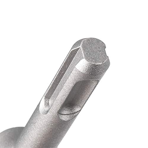 uxcell Masonry Drill Bit 25mm x 350mm Carbide Tipped Rotary Hammer Bit 10mm Round Shank for Impact Drill - size: 25mmx350mm