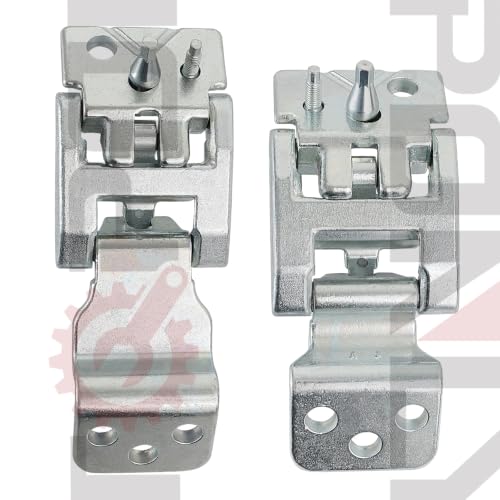 Rear Door Hinge Set 180 Degree Upper&Lower for 2015-2026 Ford Transit - size: 180°-Right Side