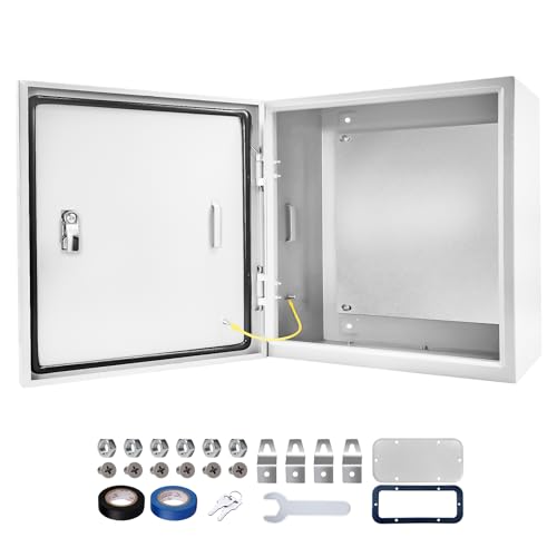 Outdoor Electrical Box 16x16x6 NEMA 4X IP66 Waterproof - size: 16 x 16 x 6''
