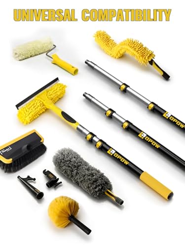 4.5-18FT Telescopic Extension Pole,Heavy-Duty Multi-Purpose Extendable Pole - size: 18 Feet