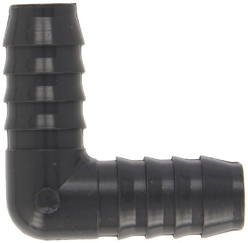 Spears 1406 Series PVC Tube Fitting, 90 Degree Elbow, Schedule 40, Gray, 2" Barbed - size: 2 Inch