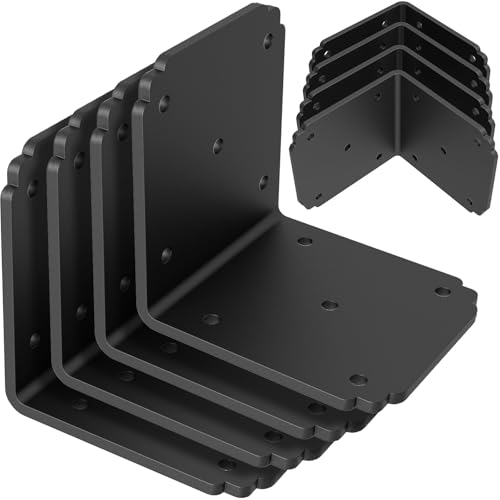 6x6x5 L Brackets Heavy Duty for Pergola, (8PCS) - size: 6x5 inch ( 8 Pack )