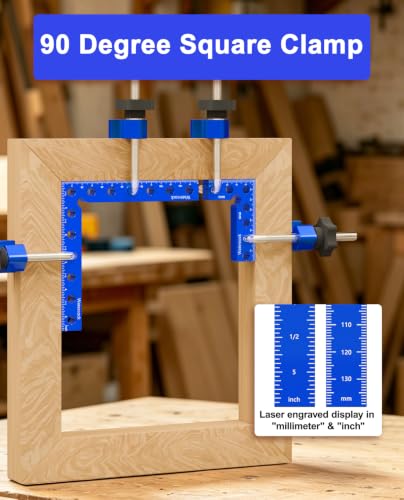 Corner Clamps for Woodworking, 8pcs 90 Degree Right Angle Clamp - size: 8pcs