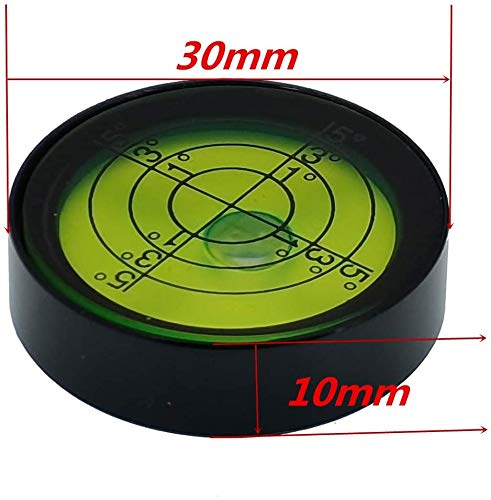 UMEI aluminium alloy scale High precision horizontal bubble Aluminium Case Bullseye Spirit Bubble Surface Level ，There are two specifications to choose from, one with magnet (30X8MM)