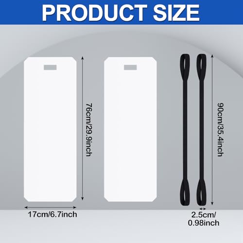 Wenqik 2 Pcs Appliance Sliders with Pull Strap Fridge,29.92 X 6.69 Inches - size: 29.92 x 6.69 Inches