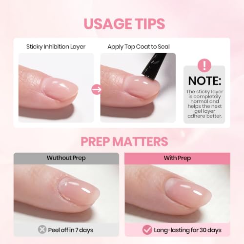 Beetles Hard Gel for Nails Nude Pink, 1 oz 9 in 1 Pink Builder Nail Gel - color: Nude Pink 1 oz