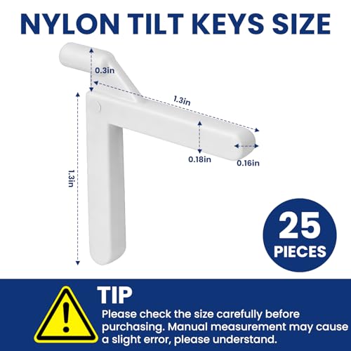 15150 Nylon Tilt Key for 3/16" Screen Frame Corner, 25 PCS