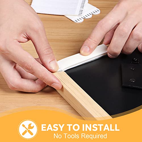 Small Picture Hanging Strips Heavy Duty,40-Pairs(80 Strips) Sticky Picture Hangers for Walls Hanging Without Nail,Damage Free No Nails Refill Adhesive Poster Frame Mounting - size: Small-40Pairs