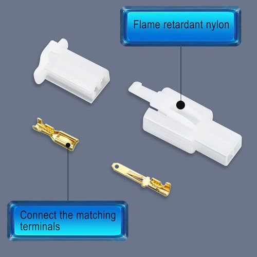 Automotive Electrical Wire Connectors Kit 2.8mm 2 3 4 6 Pin Crimp Plugs