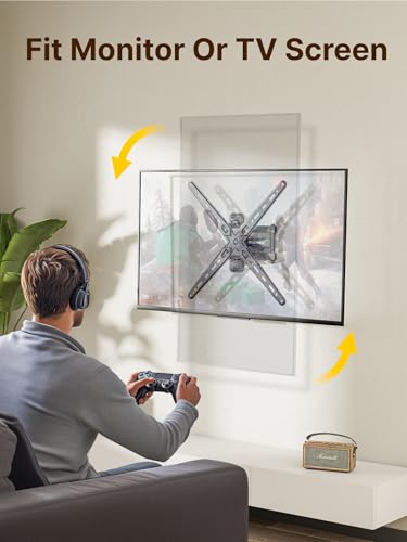 monTEK Full Motion TV Wall Mount for 13-55 Inch TVs up to 55 lb - size: 13"-55" Full Motion
