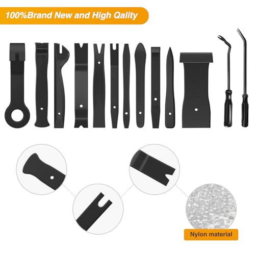 GOOACC 13PCS Nylon Trim Removal Tool Set - color: Black, size: 13Pcs