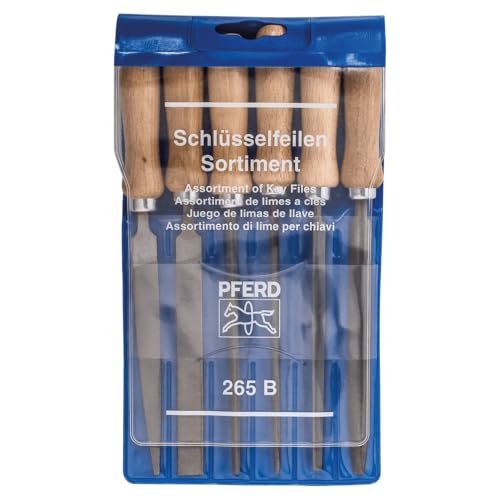 PFERD Tools 4" Key File Set 265 B, 6-Piece - Part 17012