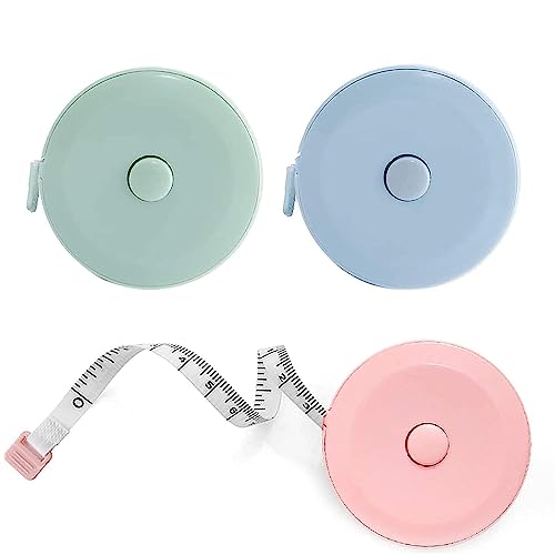 3 Pack Soft Sewing Tape Measure for Body Measuring, 79 Inchs