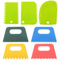7 Piece Plastic Paint Scraper Tool Set for Texture Art