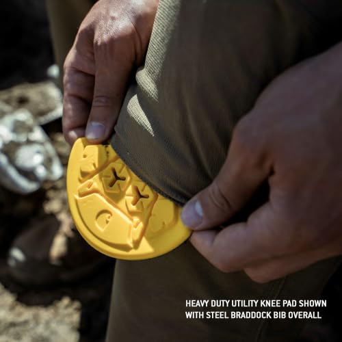Carhartt Heavy Duty Utility Knee Pad Insert, Yellow, Medium - size: Medium