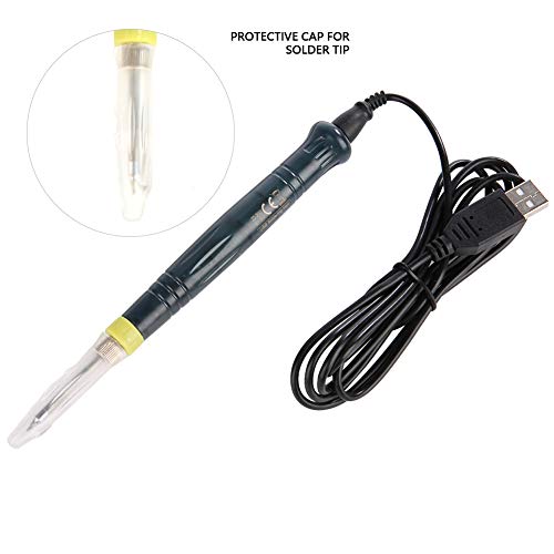 Portable USB Soldering Iron, Electric Iiron Welding Pen Home Welding Repair Tool, 5V 8W USB Portable Soldering Iron Kit Rechargeable for Small Parts and Other Small Welding Works
