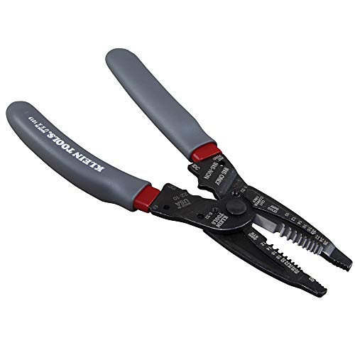 Klein Tools 1019 Klein Kurve Wire Stripper / Crimper / Cutter, Made in USA, Cutting / Crimping / Stripping Tool for B and IDC Connectors, Terminals, More