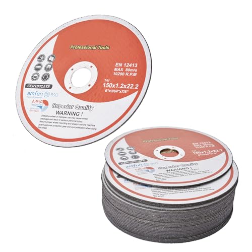 25 Pack 6"x.045"x7/8" Cut-Off Wheel - Metal & Stainless Steel Cutting Discs - size: 25pcs 6"*0.045"*7/8"
