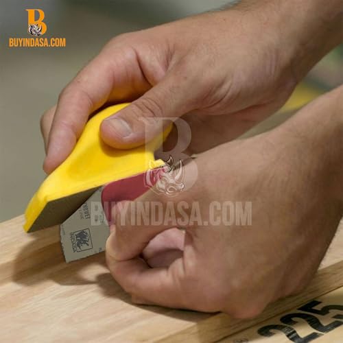 Indasa 50 PCS Redline Full Sheets 9"x11" Wet & Dry Sanding Sheets Series 6 – Rhynowet – 1500-Grit – Waterproof Latex Backing, Silicon Carbide - size: 1500-Grit 9"x11" Silicon Carbide