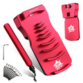 9-in-1 Inner & Outer PVC Pipe Deburring Tool Kit,Chamfers PVC Chamfer Tool - color: Red Plus