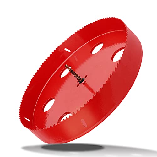 200mm / 7-7/8 inch HSS Bi-Metal Hole Saw Hole Drilling Cutter for Wood - size: 200mm / 7.87 inch