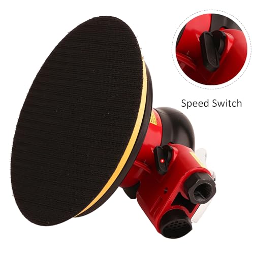 Professional Air Random Orbital Palm Sander, Dual Action Pneumatic Sander, Low Vibration, Heavy Duty … (6 inch) - color: Gaoa-z, size: 6 inch