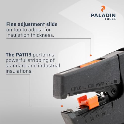 STRIPAX PRO 6 Automatic Wire Stripper Tool, Premium Wire Cutter 28-10 AWG, THHN/THHW Insulation, Professional Grade