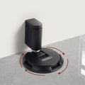 PANALI Magnetic Door Stopper, Windproof Door Stop, 1 Pack - color: Matt Black