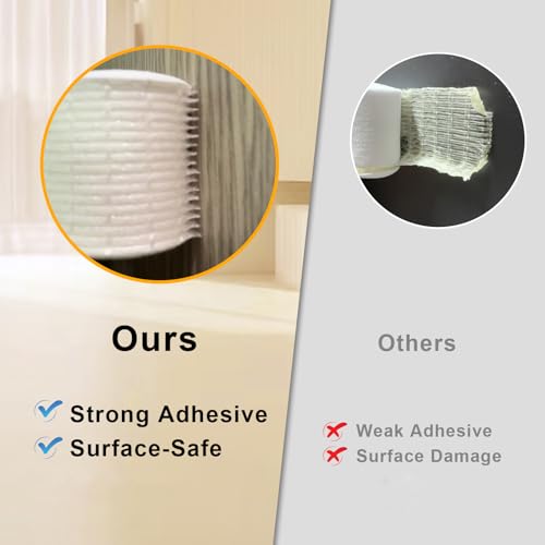 Strong Adhesive Foam Door Seal, Easy Install, 33Ft Bulk Pack - color: White, size: 1 In x 1/8 In x 33Ft