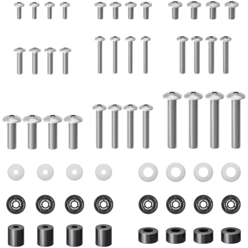 Mounting Dream TV Mounting Hardware TV Mount Screws Kit Comes with M4, M5, M6, M8 Screws, Includes Spacers and Washers, Fits Any TVs Up to 82 Inch, Works with Any Wall Mount MD5754
