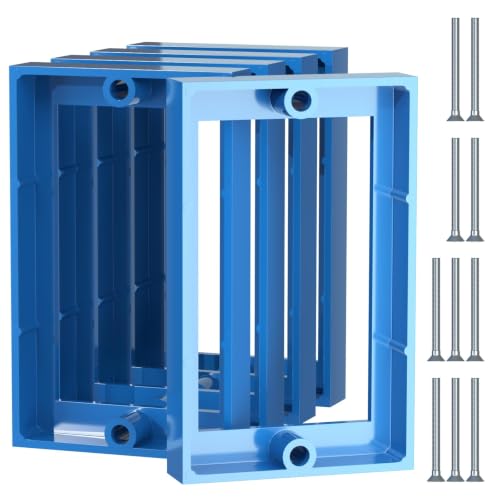 ABS 1/2 Inch Outlet Box Extender, Single Gang, Blue, 5 Pack - color: Blue, size: 5 PC