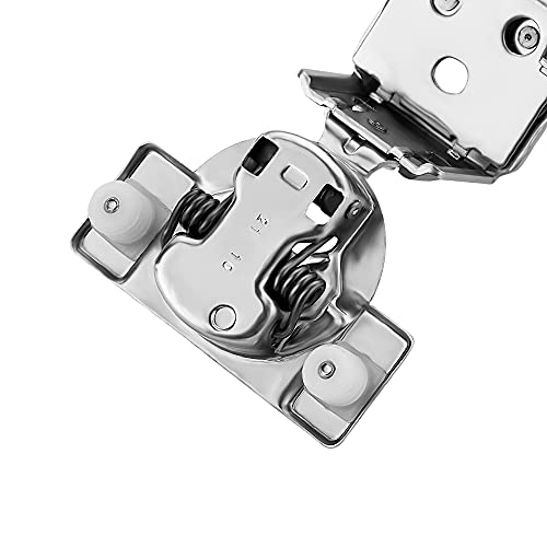 Ravinte 1-1/2 Inch Overlay Soft Close Hinge Kitchen Cabinet Hinges 60 Pack | 30 Pairs， Stainless Steel, Satin Nickel, Cabinet Hardware, Face Frame Fit, Adjustable For Kitchen, Cupboard, Furniture Doors - size: 1-1/2 inch Overlay