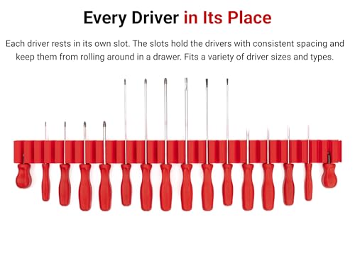 TEKTON Large Modular Driver Organizer (Black) | ODM11102 | Made in USA - color: Black, size: Large