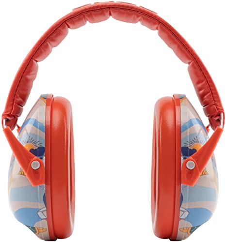 Snug Kids Earmuffs – Noise Reduction for Toddlers & Children – Adjustable, Lightweight, Foldable, Soft & Comfortable - color: Beach