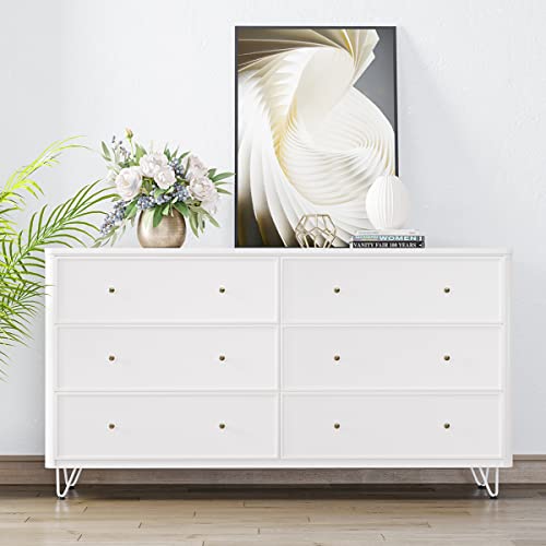 SMARTSTANDARD 4 Inch Heavy Duty Hairpin Furniture Legs, White 4PCS - color: White, size: 4 Inch
