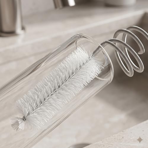 Flexible Drain Clog Remover Brush Double Head Extended Reach Cleaning Tool for Bathroom Kitchen and Sink Drains White - color: White, size: Large