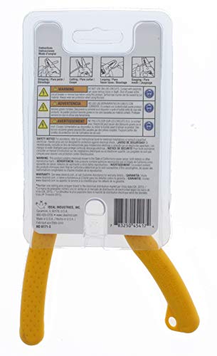 IDEAL Electrical 45-417 Premium Reflex T Stripper - 22-30 AWG solid, 24-32 AWG stranded, Wire Stripper with Plier Nose, Slide Lock, Textured Grips (Pack of 2) - size: 22-30 AWG Solid (Pack of 2)