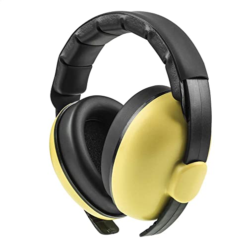 Noise Cancelling Headphones for Kids, Babies Ear Protection Earmuffs Noise Reduction for 0-3 Years Babies, Toddlers, Infant (Yellow) - color: Yellow