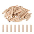 PATIKIL 95 Pcs Wood Dowel Pins 5/16" x 1 1/2" Fluted Wooden Dowels Hardwood Pegs for Woodworking Furniture DIY Crafts Projects Door Art - size: 5/16" x 1 1/2"