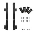 FRMSAET Heavy Duty Under Mount 12/14/16/18 inch Drawer Slides-16 inch Black - color: Black, size: 16 Inch
