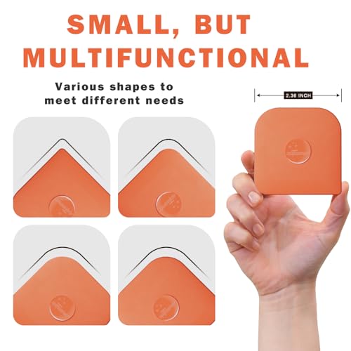 Pan Scraper, 10 Pcs Pot & Dish Scraper Plastic, Sturdy Scraper Kitchen Tool, Orange - color: Orange, size: 10 Pcs