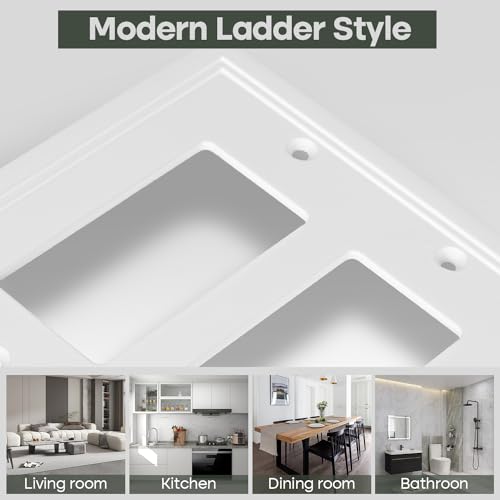 3 Rocker Light Switch Cover Plate, White Classic Decorative - size: 3 Gang Triple Decorator