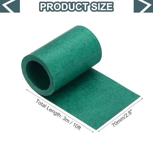 MECCANIXITY Electrical Insulating Fish Paper 70mm, 10ft Green - size: 70mm